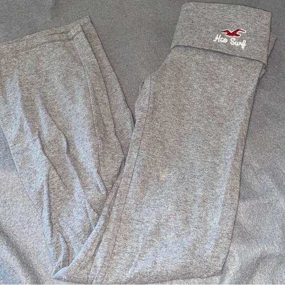 COPY - ISO!! grey hollister foldover yoga pants - Picture 3 of 4